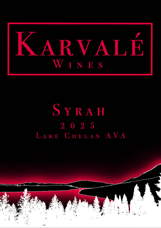 Syrah bottle Label
