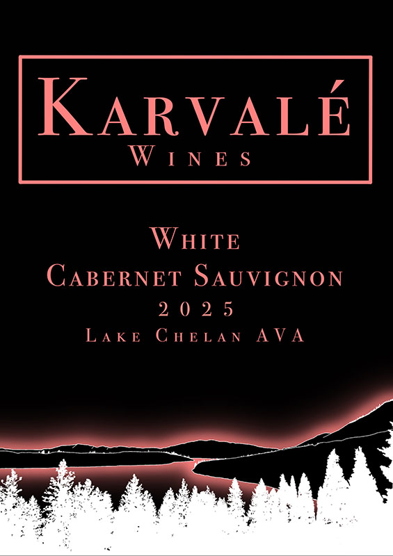 White Cabernet bottle label